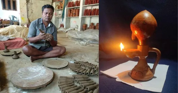 छत्तीसगढ़: कुम्हार ने बनाया 24 घंटे तक लगातार जलने वाला दिया, पूरे देश से आयी मांग