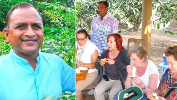 Purushottam using forest model & water harvesting for organic farming