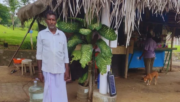 Solar Power to run tea stall