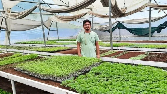 Sachin Kothari In Devbhoomi Plant Nursery, Dehradun
