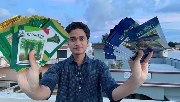 Gardening youtuber Priyansh goyal