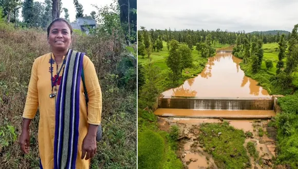 Neeta patel, Save water, check dam, Gujarat