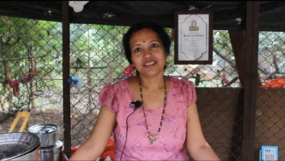 Food stall by Woman