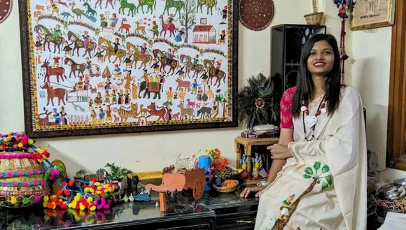 sakshi tribal artist