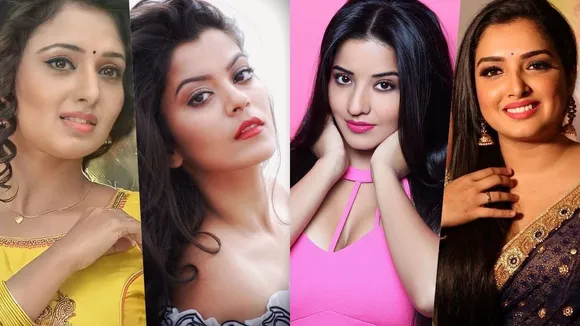Today Bhojpuri cinema actresses are becoming famous all over the world due to their beauty. These beauties are being discussed everywhere today. Let's see some of their pictures