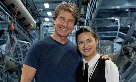 Avneet Kaur On the Set Of Mission Impossible 8 With Tom Cruise