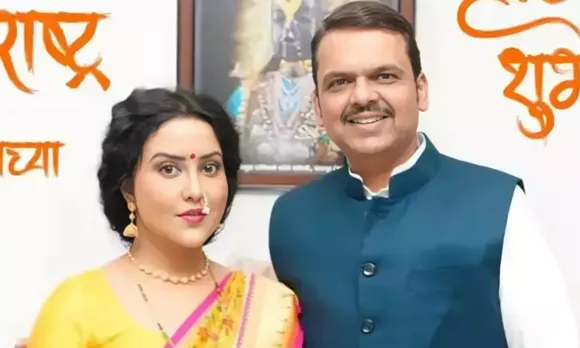 Amruta Fadnavis wife of Devendra Fadnavis