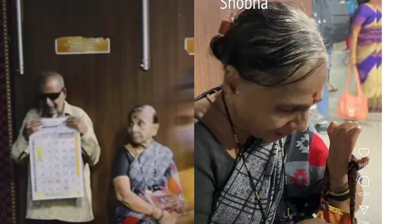 How an Elderly Couple at Thane Station Inspires with Their Hard Work and Love
