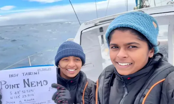Indian Navy Duo Crosses Point Nemo