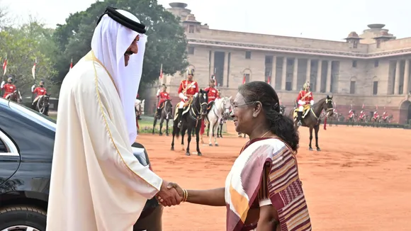 Qatar emir meets President 