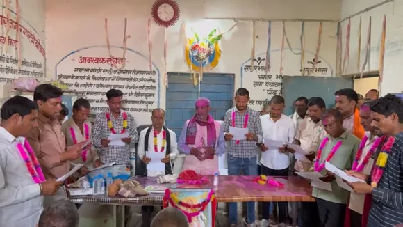 Husbands of Women Panchayat Members Take Oath