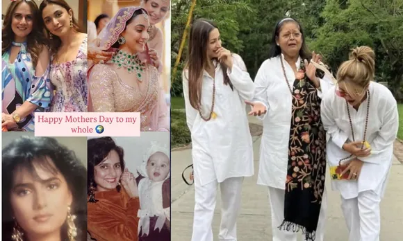 Social media posts of Bollywood celebrities on Mothers Day 2025