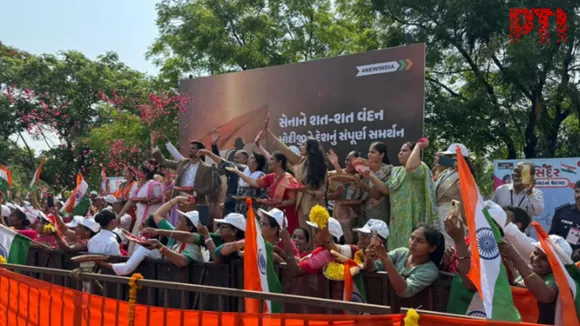 Colonel Sofia Qureshi Family Joins PM Modi Roadshow in Vadodara
