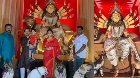 pet friendly durga pandal