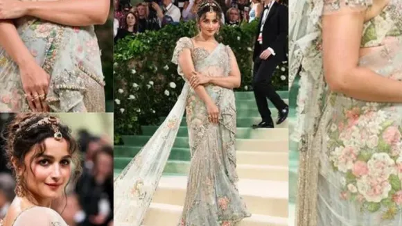 Alia Bhatt Stuns in Sabyasachi Saree