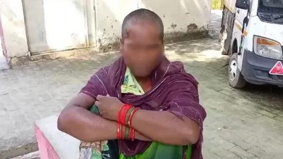 Relatives Shave Woman's Head