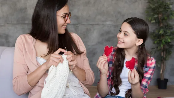 Mother and daughter bond 