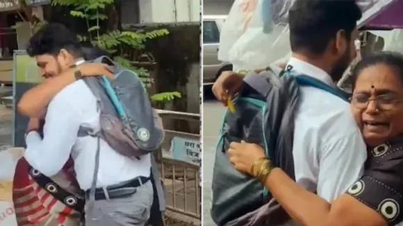 Vegetable Vendors Emotional Reaction after Her Son Become A CA