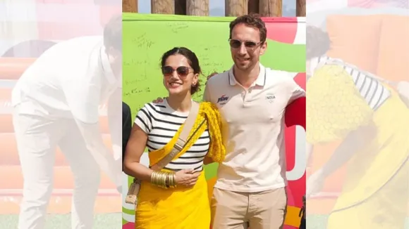 Taapsee Pannu and Mathias Boe