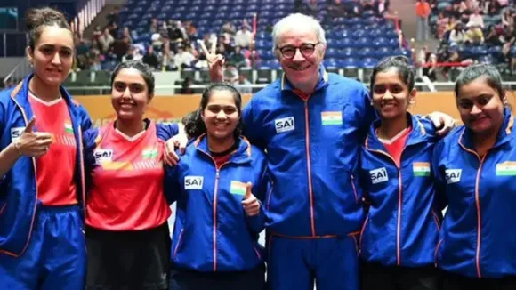 Indian Women's Table Tennis Team Assures Medal In Asian
