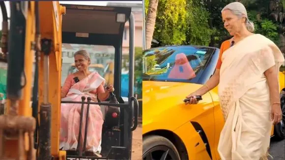74YO Maniamma Who Drives Everything From Sports Car To Crane