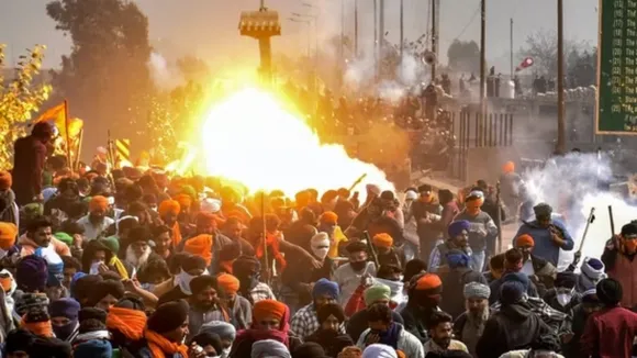 farmers protest