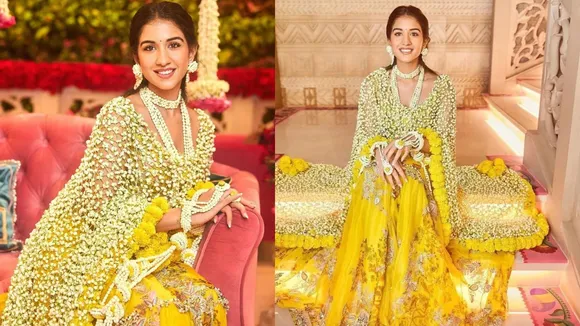 Pictures from Anant Ambani and Radhika Merchant's Haldi ceremony .png