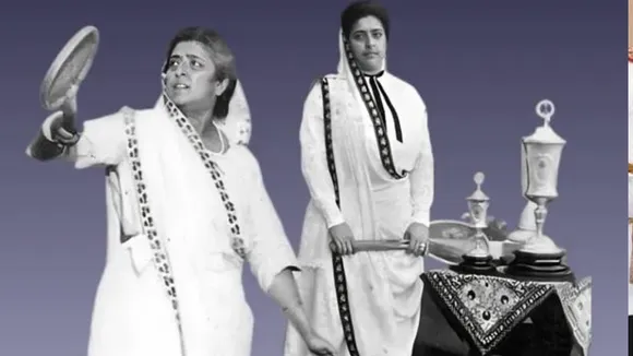 Meherbai Tata India First Olympic Tennis Player in a Saree