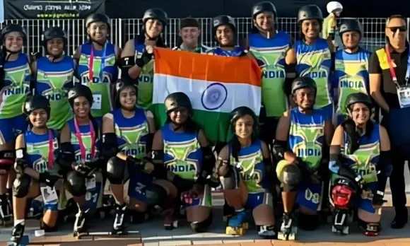 Indian women's team wins country's first medal at World Skate Games