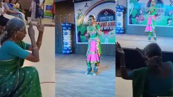 Mother From Chennai helps her autistic daughter perform a dance