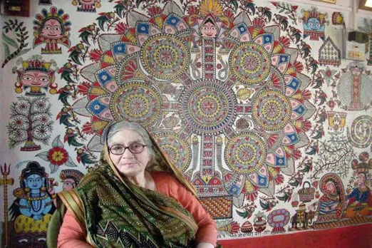 बिहार के 93 वर्षीय मिथिला कलाकर, गोदावरी दत्ता से मिलें
