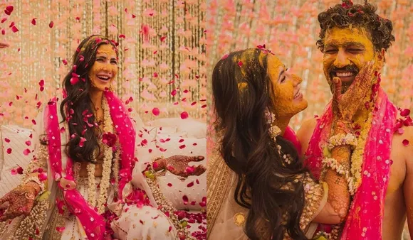 Katrina Kaif Haldi Photos: कैटरीना कैफ ने की हल्दी की फोटोज इंस्टाग्राम पर पोस्ट