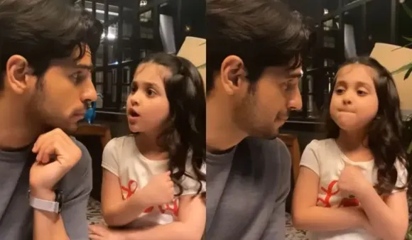 Little Kiara and Sidharth Malhotra Video: छोटी फैन गर्ल कियारा ने शेरशाह फिल्म का सीन  सिद्धार्थ मल्होत्रा के साथ किया