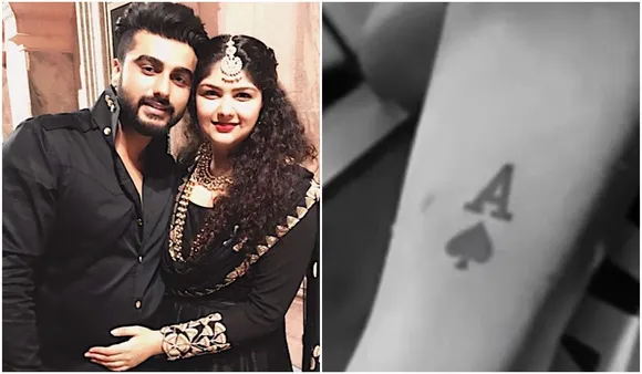 Arjun Kapoor's Tattoo : अर्जुन कपूर ने अपनी बहन अंशुला के लिए टैटू बनवाया