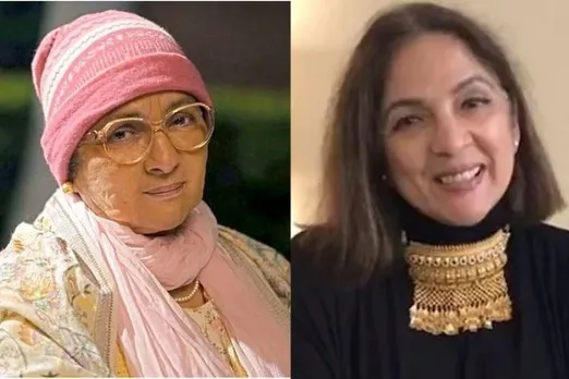 नीना ने "सरदार का ग्रांडसन" फिल्म में 90 साल का किरदार निभाया