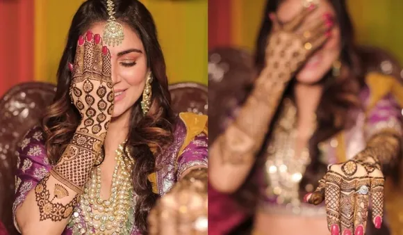 Shraddha Arya Mehendi Photos: श्रद्धा आर्या ने अपनी मेहँदी के फंक्शन के फोटोज़ पोस्ट किए, दिखाई मेहँदी और इंगेजमेंट रिंग