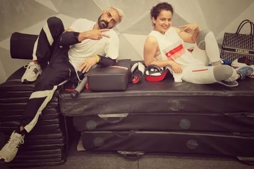 Kangana and Arjun Pic : कंगना रनौत ने क्लिक करवाई अर्जुन रामपाल के साथ फोटो'