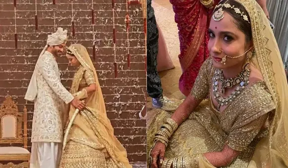 Ankita Lokhande Vicky Jain Wedding: अंकिता लोखंडे और विक्की जैन ने फाइनली की शादी, जानिए इनकी ऑउटफिट की डिटेल्स