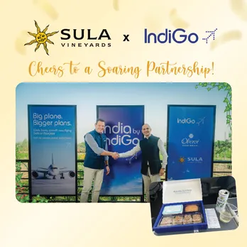 Image L-R Pieter Elbers CEO of IndiGo & Rajeev Samant CEO of Sula Vineyards