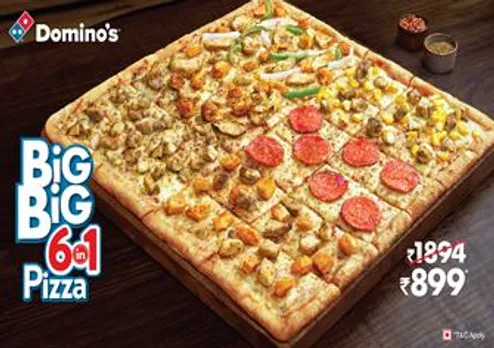 Dominos unveils the ultimate sharing experience with the Big Big 6-in-1 Pizza 1