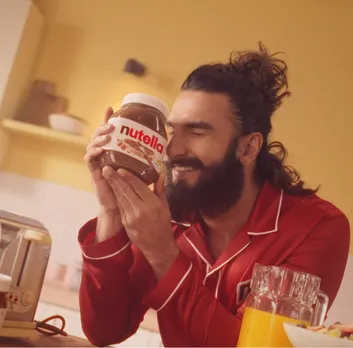 Ranveer Singh in Nutella Loves Bread campaign