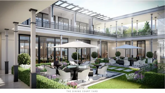 IC Kasauli - Dining Courtyard