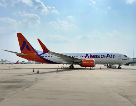 Akasa Air’s 28th Boeing 737 MAX aircraft arrives at Kempegowda International Airport, Bengaluru on 1st May 2025
