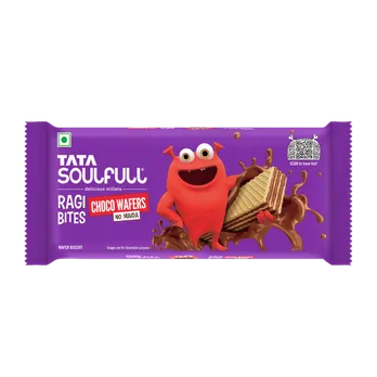 Tata Soulfull Ragi Bites Choco Wafers No Maida 50g FOP-min
