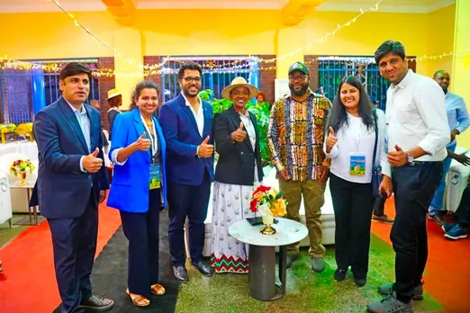 Indian delegation with the Minister of Tourism and Hospitality Industry, Hon. Barbara Rwodzi