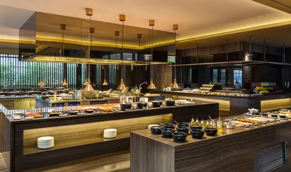DEL buffet shot