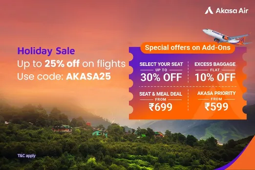 Akasa Air launches Holiday Sale