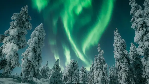 Northern Lights in Rovaniemi Credit - Visit Rovaniemi