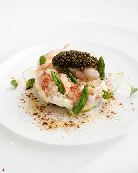 Aragosta Ai Emulsione Di Pinot Grigio Con Gremolata E Caviale