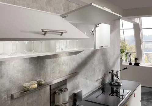 Hafele's Free Space Cabinet Lift-Up System 2